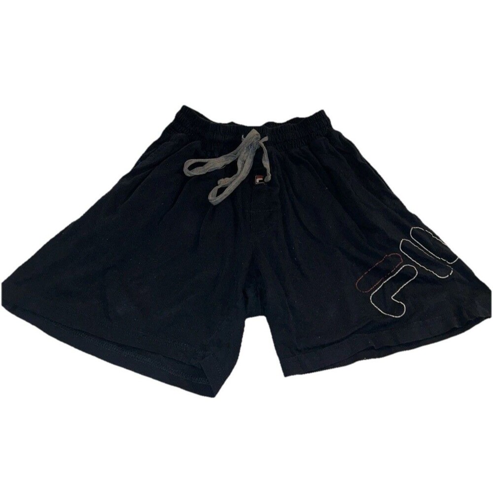 Fila Sleepwear Drawstring Lounge Sleep Blue Shorts